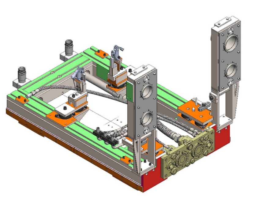 Engine stand and pallet