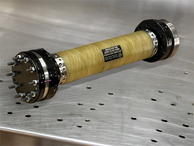 t804-HK10-0400 1000Nm 25000rpm グラスファイバー製 絶縁シャフト付き カップリング (CVJ付きシャフト）